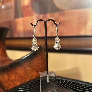 Radiant Gold Hoop Earrings with Sparkling Gemstones